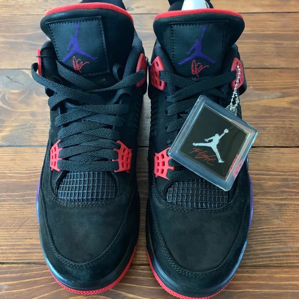 Men Retro Jordan 4 Drake Raptors - Picture 3 of 4